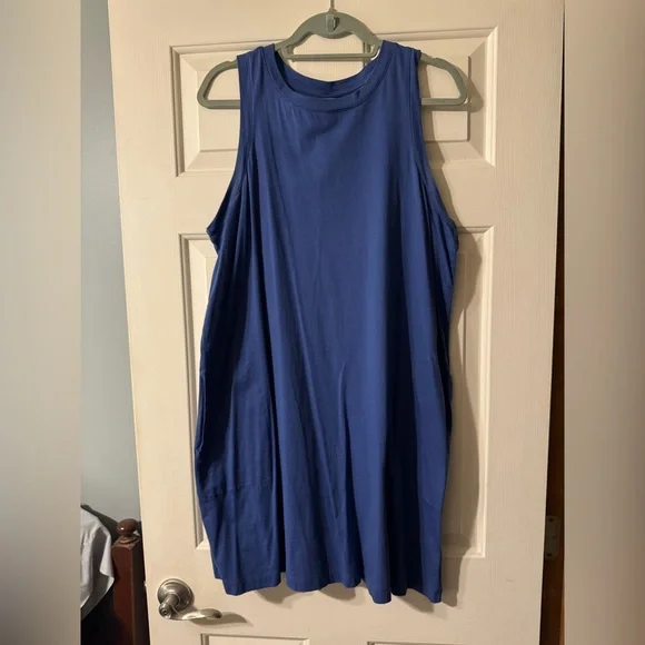 Old Navy | Dresses | Old Navy Blue Tank Top Dress With Pockets | Poshmark